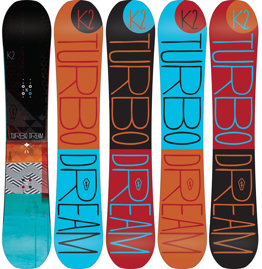 K2 Turbo Dream Zero Camber Snowboard 159cm 2016